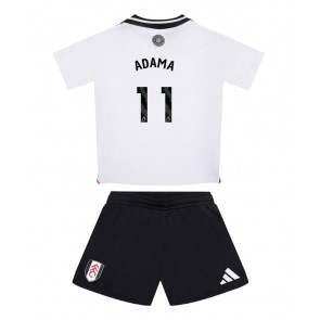 Fulham Adama Traore #11 Dětské Domácí dres komplet 2024-25 Krátký Rukáv (+ trenýrky)